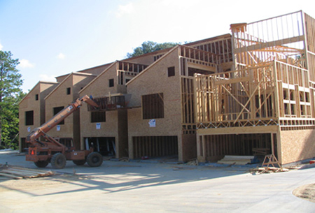 Construction Progress WareHouse District Lofts Lafayette, Louisiana